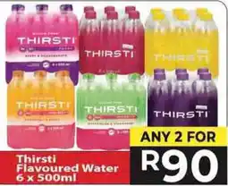 Supa Store Thirsti Flavoured Water offer