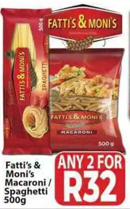Supa Store Fatti's & Moni's Macaroni / Spaghetti offer