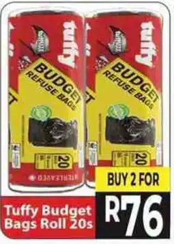 Supa Store Tuffy Budget Bags Roll 20s offer