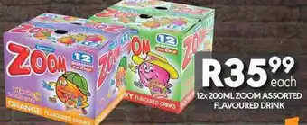 ZOOM ASSORTED FLAVOURED DRINK