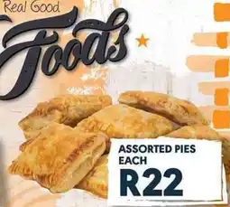 OBC Meat & Chicken Real Good Foods Assorted Pies offer