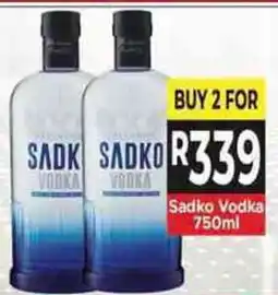 Supa Store Sadko Vodka offer