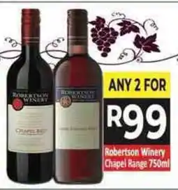 Supa Store Robertson Winery Chapel Range offer
