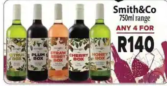 Supa Store Smith&Co 750ml range offer