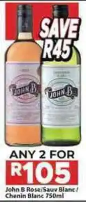 Supa Store John B Rose/Sauv Blanc / Chenin Blanc offer