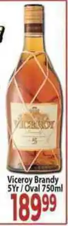 Supa Store Viceroy Brandy offer