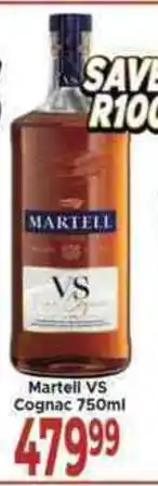 Supa Store Martell VS Cognac offer