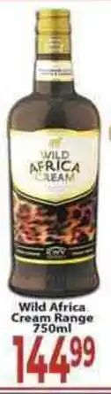 Supa Store Wild Africa Cream Range offer
