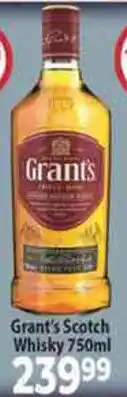 Supa Store Grant's Scotch Whisky offer