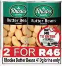 Supa Store Rhodes Butter Beans offer