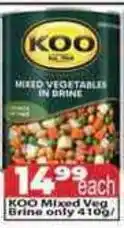 Supa Store Koo Mixed Vegetables in Brine offer