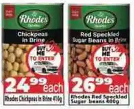 Supa Store Rhodes Chickpeas in Brine offer