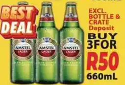 Supa Store Amstel Lager offer