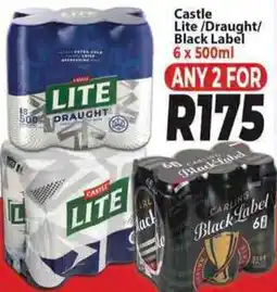 Supa Store Castle Lite/Draught/Black Label offer