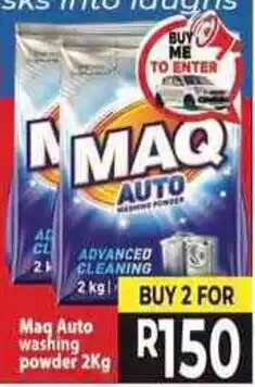 Supa Store Maq Auto washing powder offer