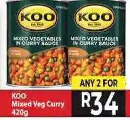 Supa Store KOO Mixed Veg Curry offer