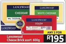 Supa Store Lancewood Cheese Brick assrt 600g offer