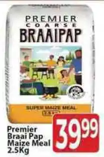 Supa Store Premier Braai Pap Maize Meal offer