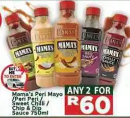 Supa Store Mama's Peri Mayo / Peri Peri / Sweet Chilli / Chip & Dip Sauce offer