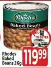 Supa Store Rhodes Baked Beans offer