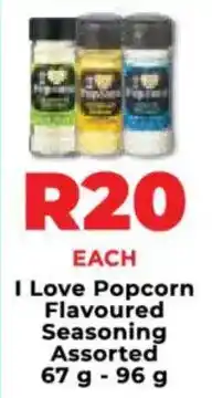 I Love Popcorn Flavoured Seasoning Assorted