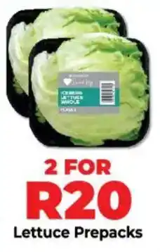 Food Lover's Market Lettuce Prepacks offer