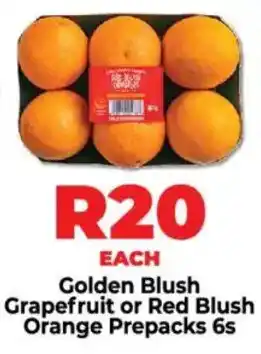 Golden Blush Grapefruit or Red Blush Orange Prepacks