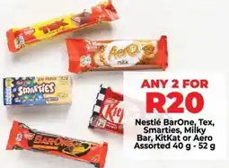 Food Lover's Market Nestlé BarOne, Tex, Smarties, Milky Bar, KitKat or Aero Assorted offer