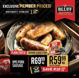Bluff Meat Supply BMS Pork Sausage offer