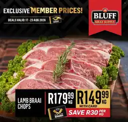 Bluff Meat Supply Lamb Braai Chops offer