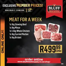 Bluff Meat Supply Meat for a week offer