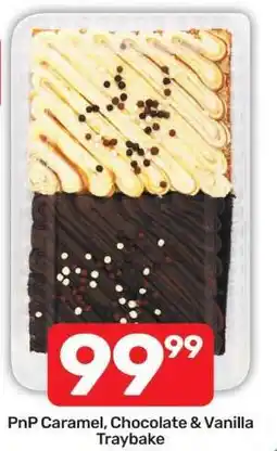 Pick n Pay PnP Caramel, Chocolate & Vanilla Traybake offer