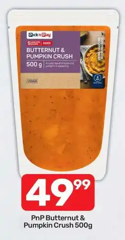 Pick n Pay PnP Butternut & Pumpkin Crush 500g offer