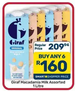 Pick n Pay Hypermarket Giraf Macadamia Milk Assorted 1 Litre offer