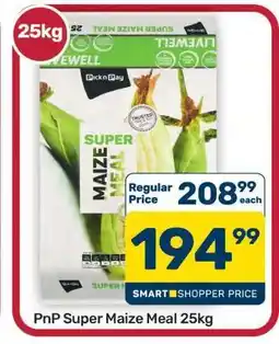 Pick n Pay Hypermarket PnP Super Maize Meal 25kg offer