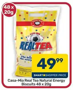 Pick n Pay Hypermarket Casa-Mia Real Tea Natural Energy Biscuits 48 x 20g offer