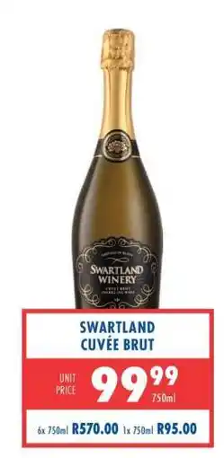 Ultra Liquors SWARTLAND CUVÉE BRUT offer