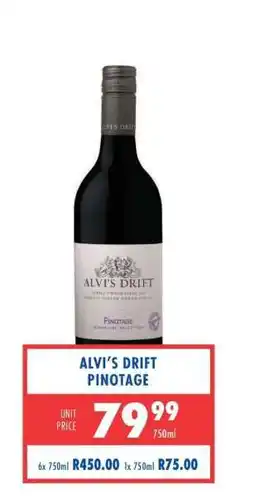 Ultra Liquors ALVI’S DRIFT PINOTAGE offer
