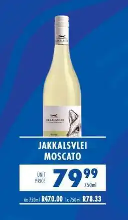 Ultra Liquors Jakkalsvlei Moscato offer
