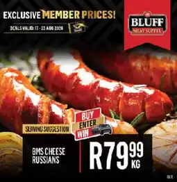 Bluff Meat Supply Bms cheese russians offer