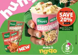 Checkers Knorr Pasta Pots All Variants offer