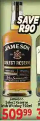 Supa Store Jameson Select Reserve Irish Whiskey offer