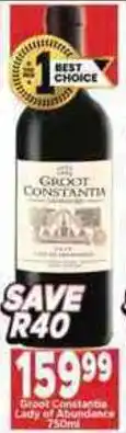 Supa Store Groot Constantia Lady of Abundance offer