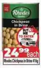 Supa Store Rhodes Chickpeas in Brine offer