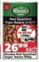 Supa Store Rhodes Red Speckled Sugar Beans offer