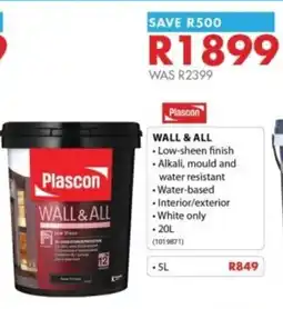 Chamberlain Plascon WALL & ALL offer