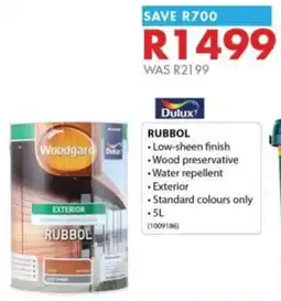 Chamberlain Dulux Rubbol offer