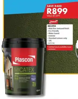 Chamberlain Plascon Micatex offer