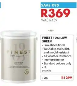 Chamberlain Finest 1903 Low Sheen offer