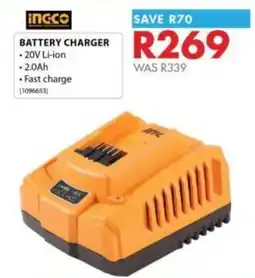 Chamberlain INGCO BATTERY CHARGER offer